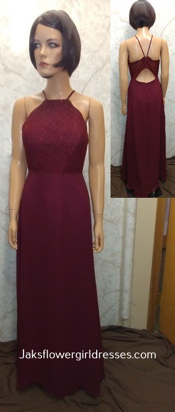 merlot colored bridesmaid dresses
